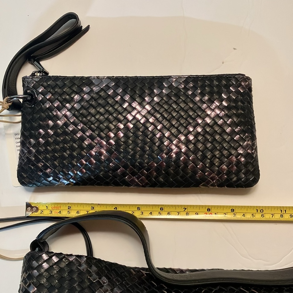 NWT HOBO Bag Purse with Matching Wristlet Super Cute! New with tags Black - Picture 4 of 13